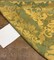 1 Yard Green Gold Jacobean Reversible Drapery Fabric 56 Inches Width